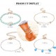 20PCS Boho Ocean Ankle Bracelets Beaded Shell Pearl Layered Beach Anklets For Women Foot Hand Chains Anklet Set Adjustable